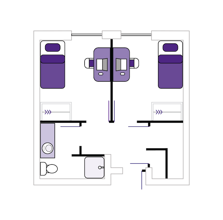 Ontario Single Room Floor Plan